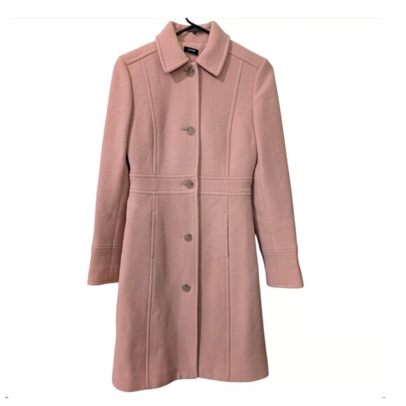 J. Crew Jackets & Blazers - J.Crew Classic Double Cloth Lady Day Coat Wool Blend Thinsulate 79206 Dust Rose